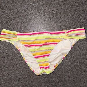 Victoria’s Secret swimsuit multicolorstriped swimsuit bottoms Womens M
